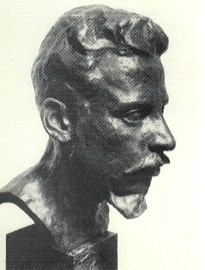 Bust de Rilke fet per Clara